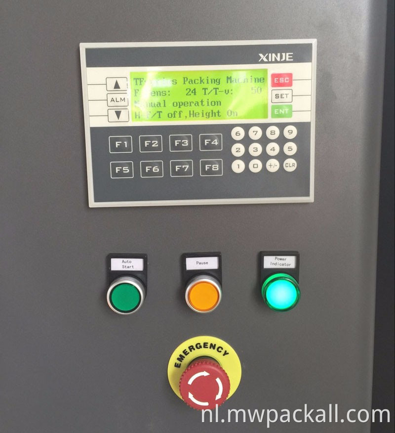 Volautomatische palletfoliewikkelaar voor palletafdekking bovenfolie